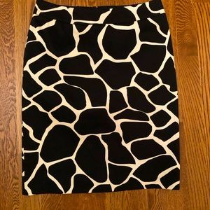 Black House White Market Animal Print Pencil Skirt, Size 2
